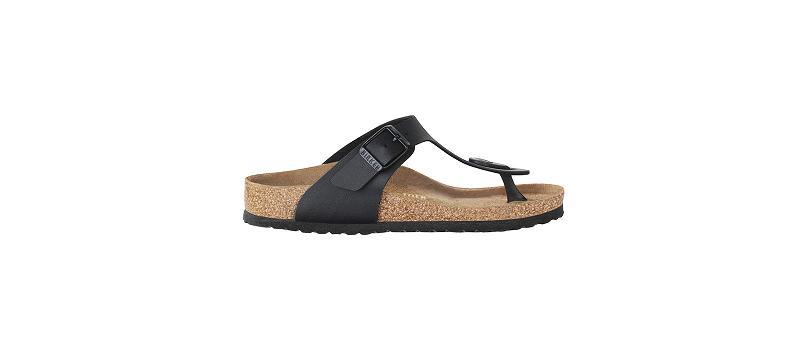 Birkenstock Birko-flor Regular Gizeh Børn Sort | DK 149ZUT